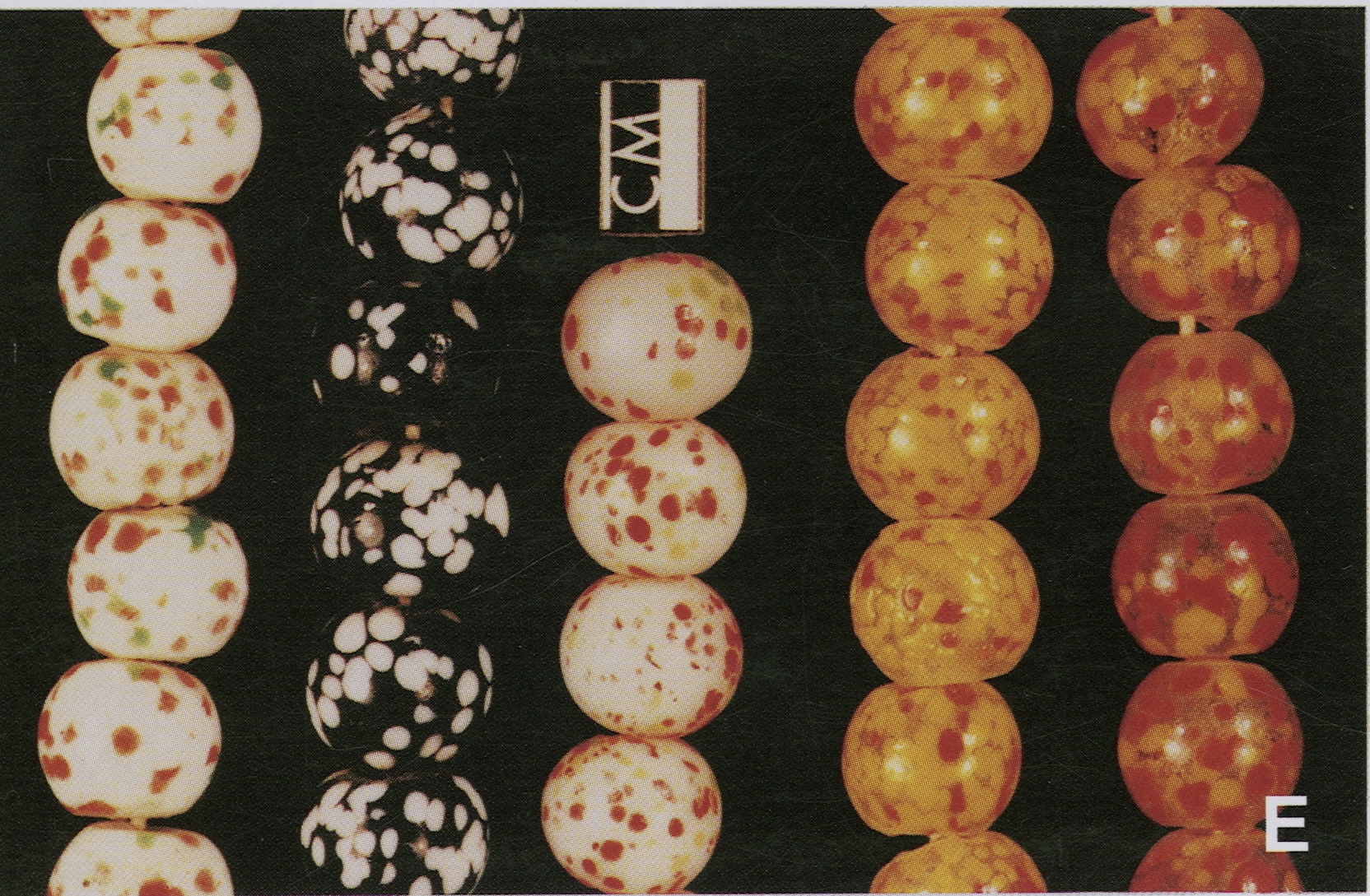 Plate VIE Chinese Beads: Fancy wound beads purchased in Boshan.