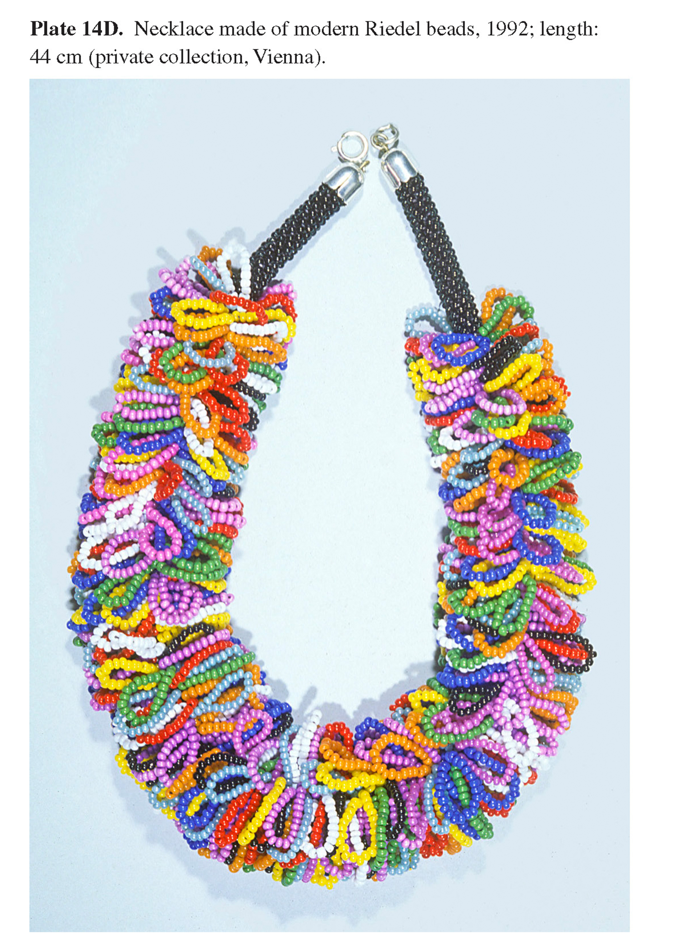 Plate 14D Necklace made of modern Riedel beads, 1992; length: 44 cm (private collection, Vienna).