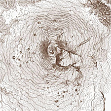 Contour Map, Mt. Etna